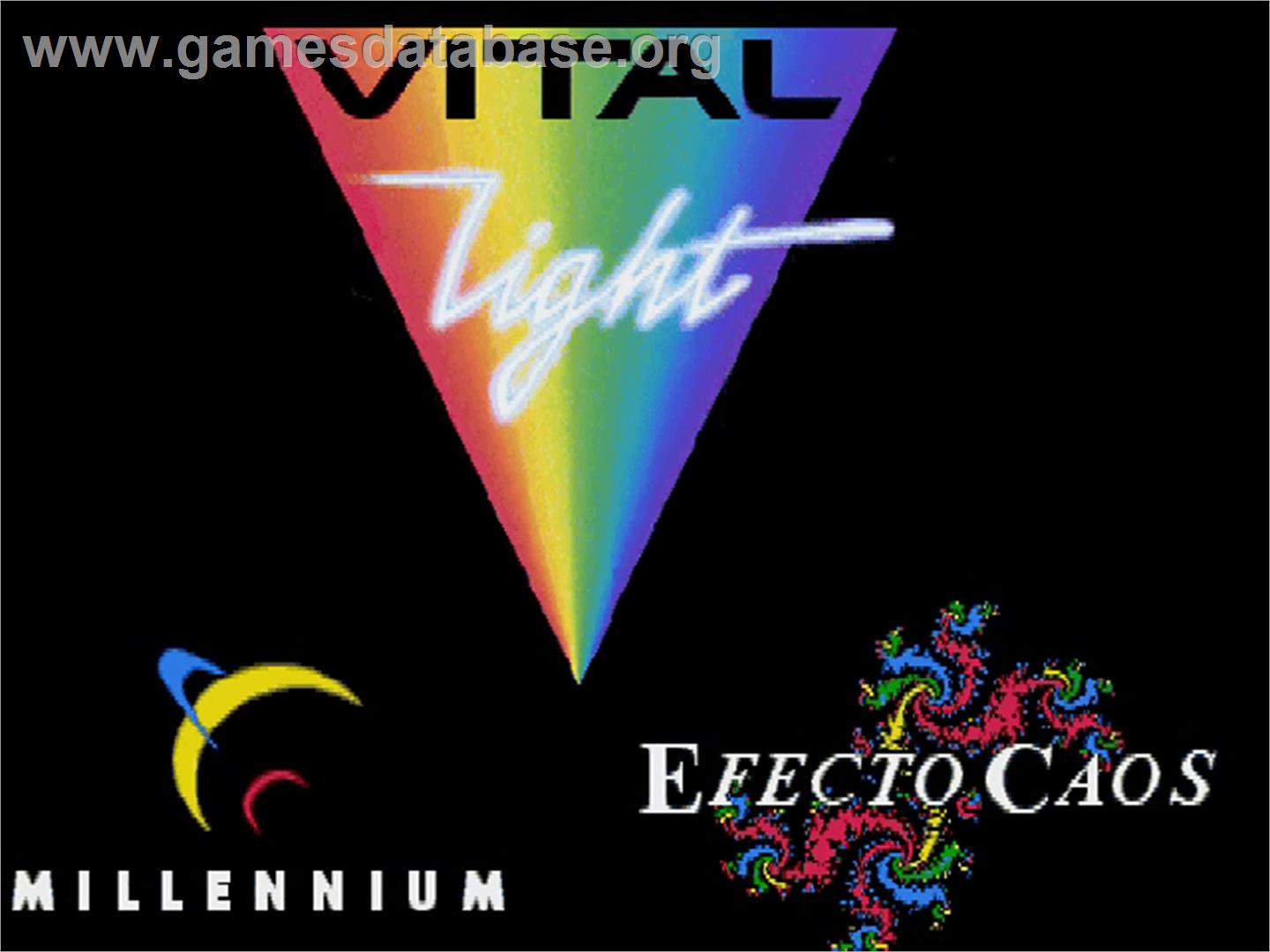 Vital Light - Commodore Amiga CD32 - Artwork - Title Screen