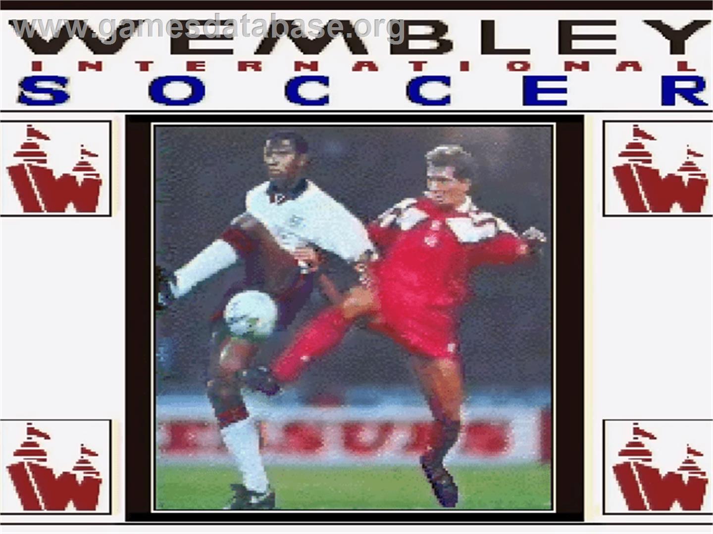 Wembley International Soccer - Commodore Amiga CD32 - Artwork - Title Screen