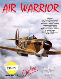 Box cover for Air Warrior on the Commodore CDTV.