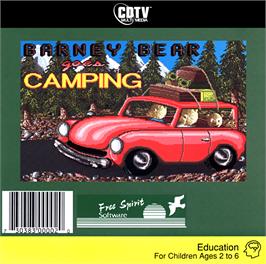 Box cover for Barney Bear Goes Camping on the Commodore CDTV.