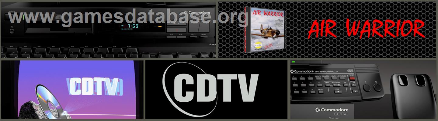 Air Warrior - Commodore CDTV - Artwork - Marquee