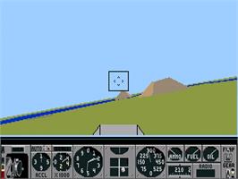 In game image of Air Warrior on the Commodore CDTV.