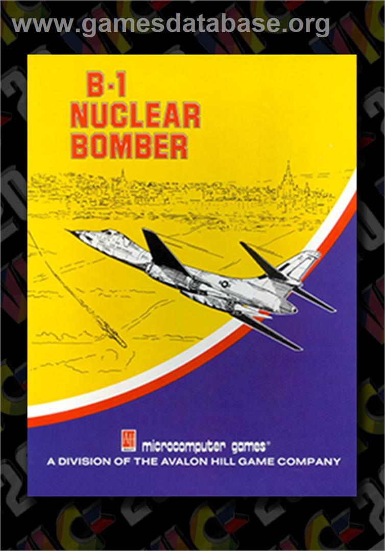 B-1 Nuclear Bomber - Commodore VIC-20 - Artwork - Box