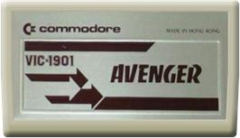 Cartridge artwork for Avenger on the Commodore VIC-20.
