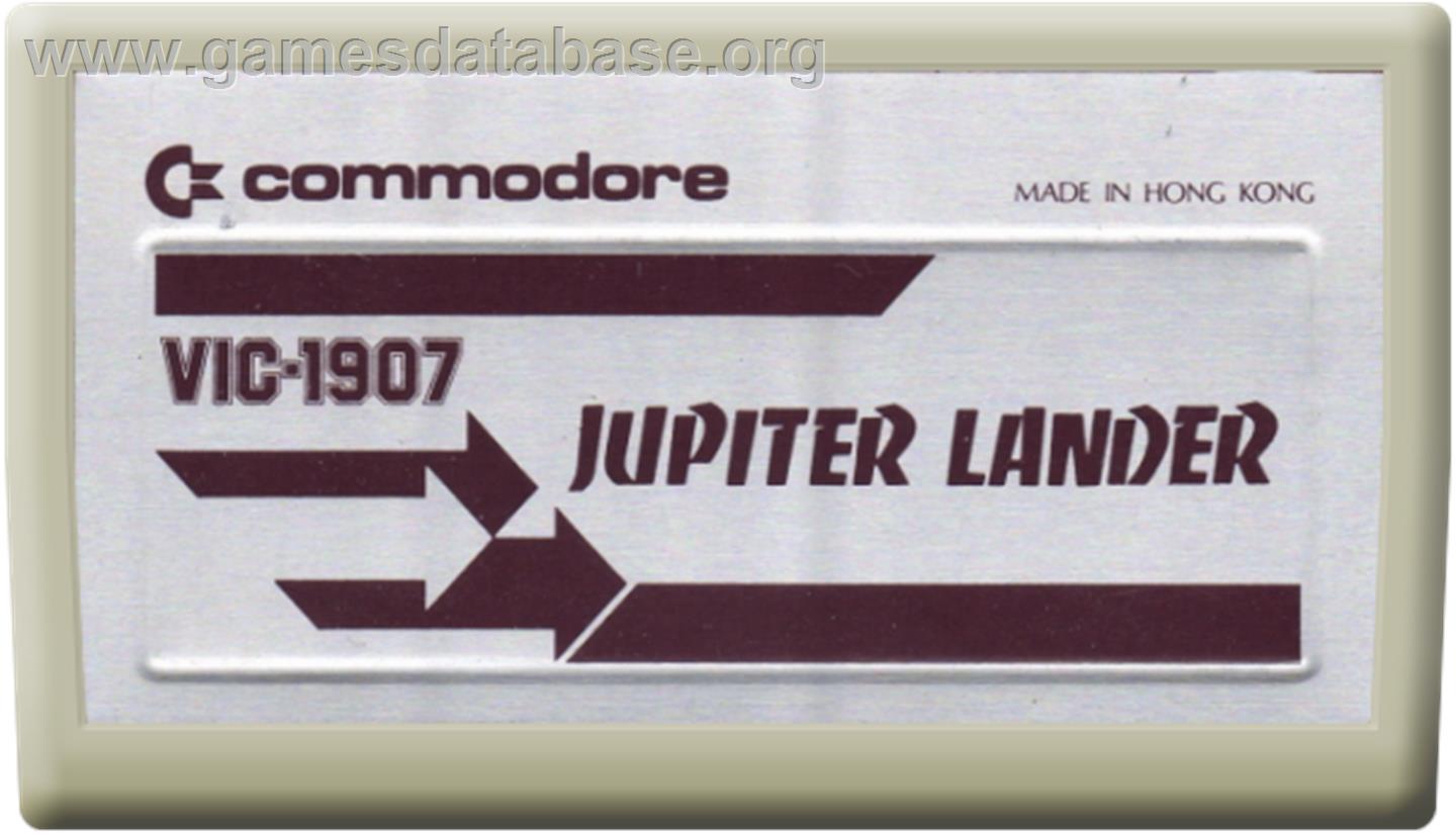 Jupiter Lander - Commodore VIC-20 - Artwork - Cartridge