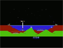In game image of Atlantis on the Commodore VIC-20.
