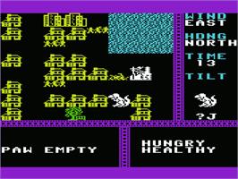 In game image of Crush, Crumble and Chomp on the Commodore VIC-20.