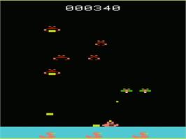 In game image of Deadly Duck on the Commodore VIC-20.
