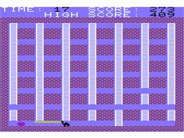 In game image of Dragon Fire on the Commodore VIC-20.