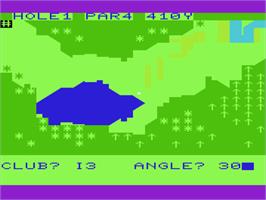 In game image of Gorf on the Commodore VIC-20.