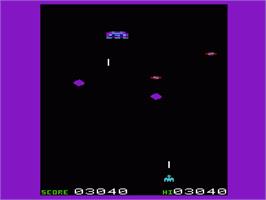 In game image of Neutron Zapper on the Commodore VIC-20.