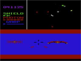 In game image of Star Trek Strategic Operations Simulator on the Commodore VIC-20.