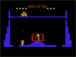 In game image of Tomarc the Barbarian on the Commodore VIC-20.