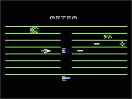 In game image of Turmoil on the Commodore VIC-20.