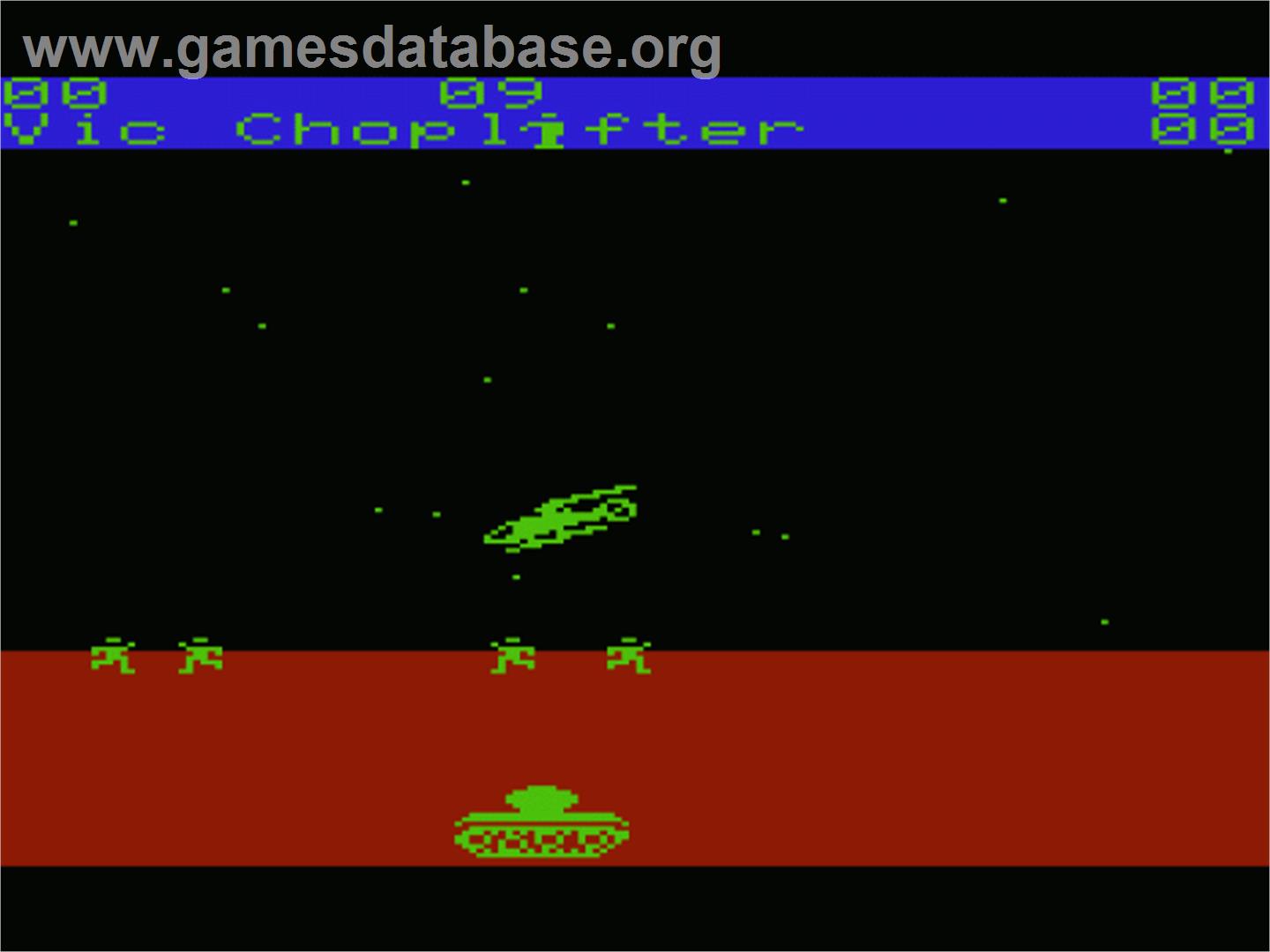 Choplifter - Commodore VIC-20 - Artwork - In Game