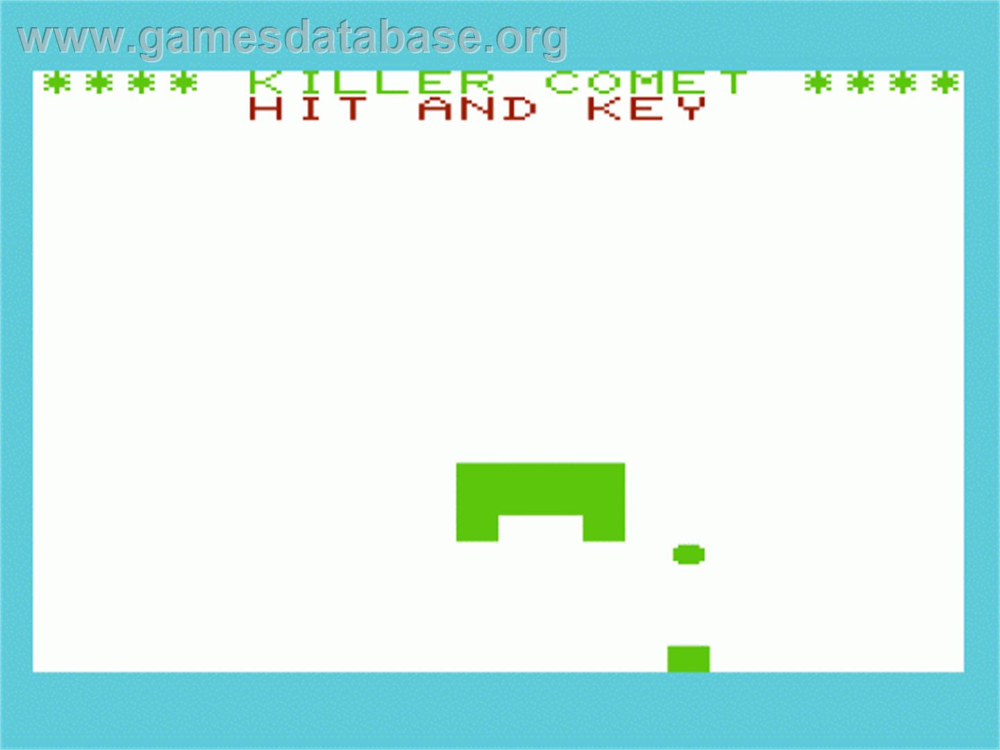 Kindercomp - Commodore VIC-20 - Artwork - In Game