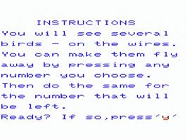 Title screen of Pipes on the Commodore VIC-20.