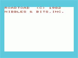 Title screen of Robin Hood on the Commodore VIC-20.