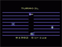 Title screen of Turmoil on the Commodore VIC-20.