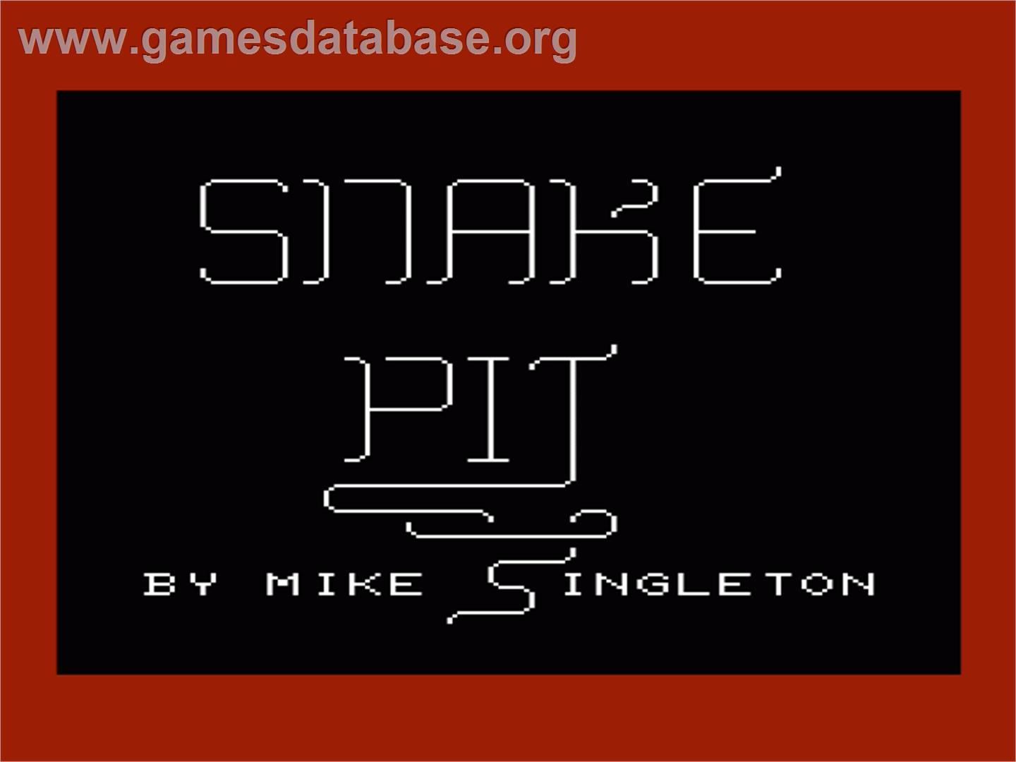 Spike's Peak - Commodore VIC-20 - Artwork - Title Screen