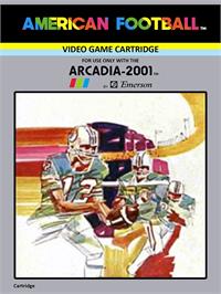 Box cover for American Football on the Emerson Arcadia 2001.