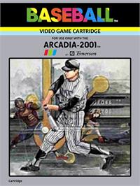 Box cover for Baseball on the Emerson Arcadia 2001.