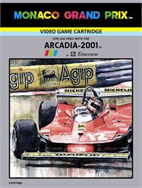 Box cover for Monaco Grand Prix on the Emerson Arcadia 2001.