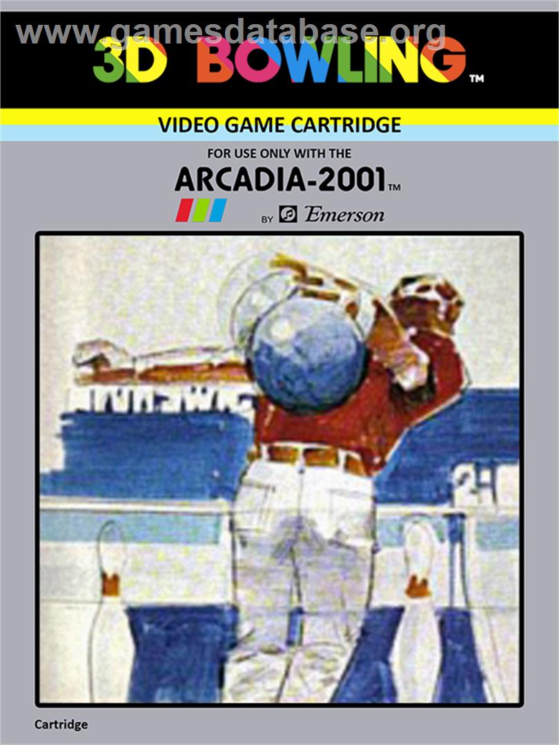3D Bowling - Emerson Arcadia 2001 - Artwork - Box
