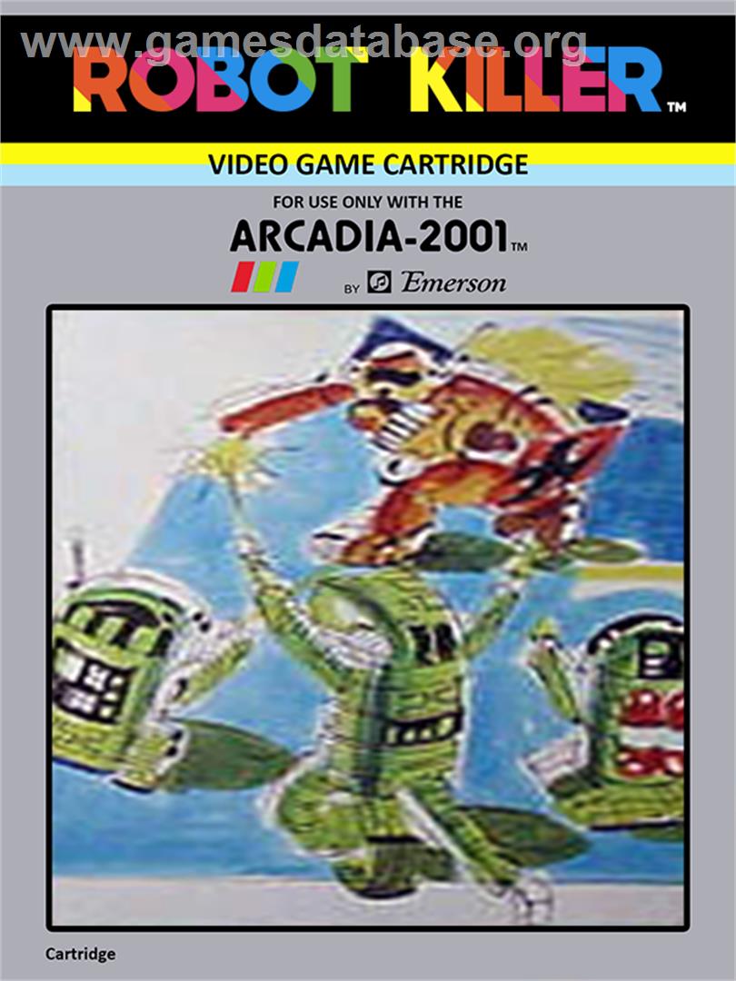 Robot Killer - Emerson Arcadia 2001 - Artwork - Box