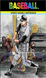 Top of cartridge artwork for Baseball on the Emerson Arcadia 2001.