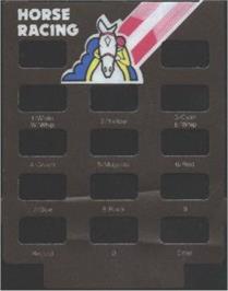 Overlay for Horse Racing on the Emerson Arcadia 2001.