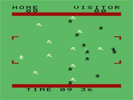 In game image of Soccer on the Emerson Arcadia 2001.