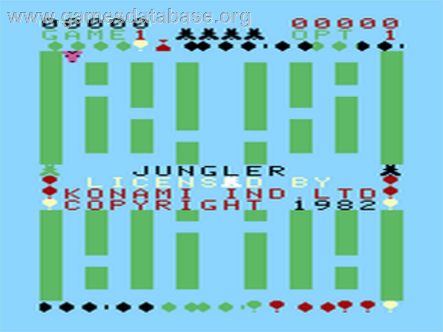 Jungler - Emerson Arcadia 2001 - Artwork - Title Screen