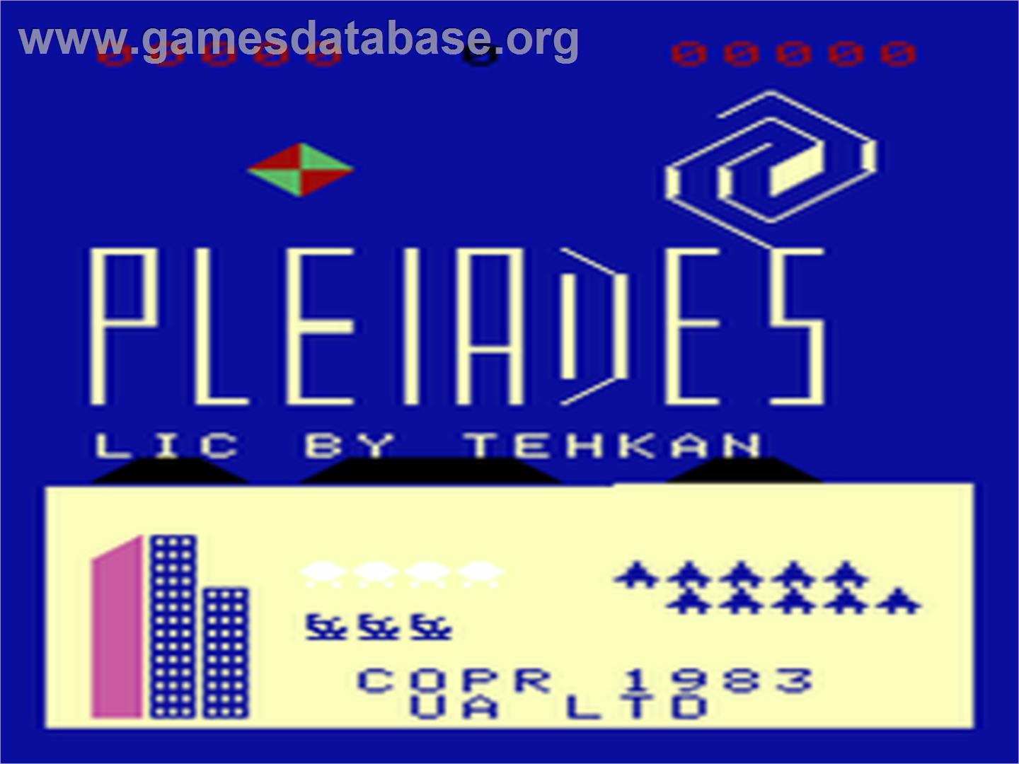 Pleiades - Emerson Arcadia 2001 - Artwork - Title Screen
