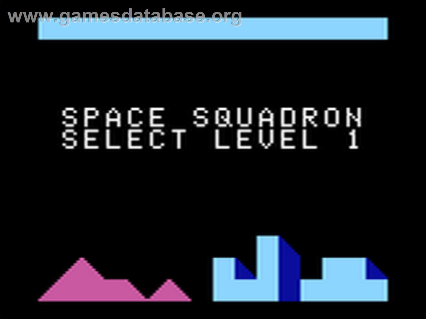 Space Squadron - Emerson Arcadia 2001 - Artwork - Title Screen