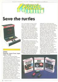 Advert for Turtles on the Entex Adventure Vision.