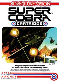 Box cover for Super Cobra on the Entex Adventure Vision.
