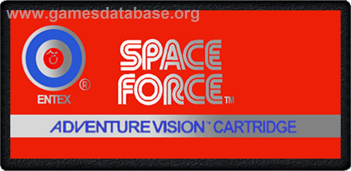 Space Force - Entex Adventure Vision - Artwork - Cartridge