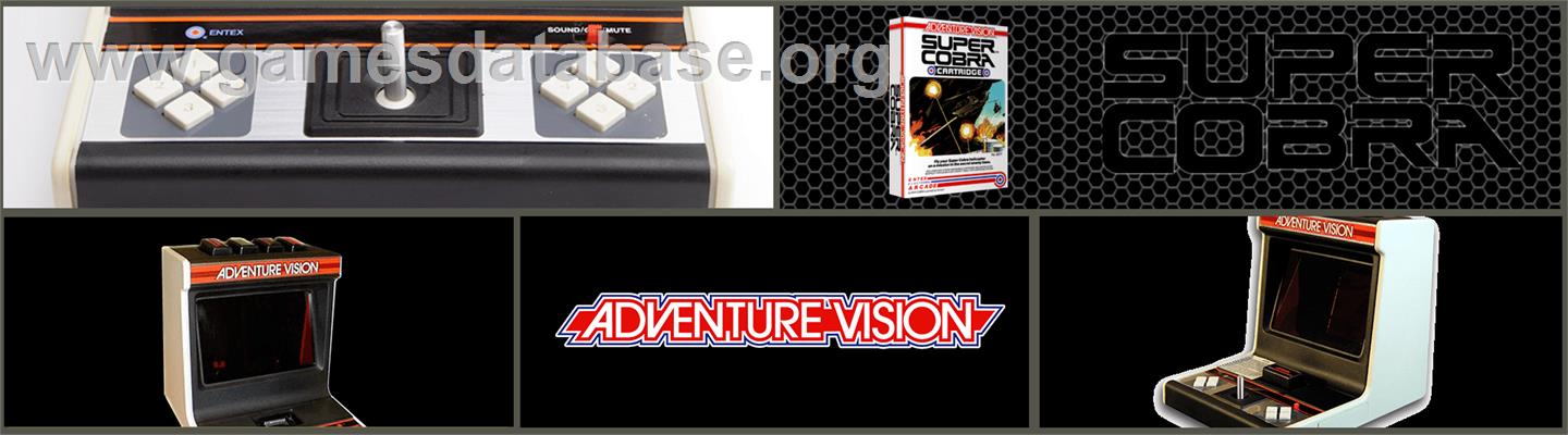 Super Cobra - Entex Adventure Vision - Artwork - Marquee