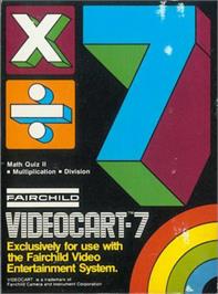 Box cover for Math Quiz II: Multiplication & Division on the Fairchild Channel F.