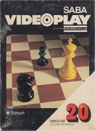 Box cover for Schach on the Fairchild Channel F.