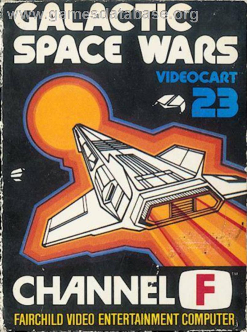 Galactic Space Wars & Luna Lander - Fairchild Channel F - Artwork - Box