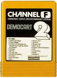 Cartridge artwork for Demonstration Cartridge 2 on the Fairchild Channel F.
