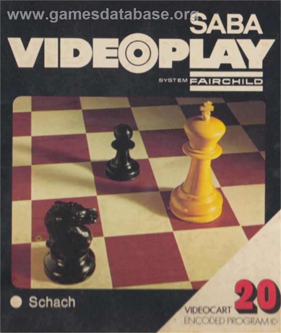 Schach - Fairchild Channel F - Artwork - Cartridge Top