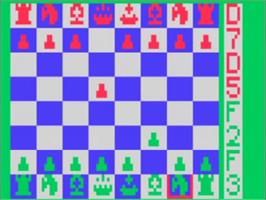 In game image of Schach on the Fairchild Channel F.
