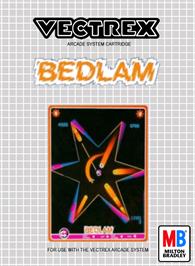 Box cover for Bedlam on the GCE Vectrex.