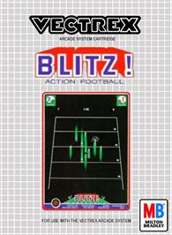 Box cover for Blitz! Action Football on the GCE Vectrex.