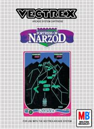 Box cover for Fortress of Narzod on the GCE Vectrex.