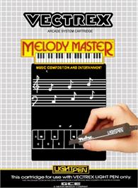 Box cover for Melody Master: Music Composition and Entertainment on the GCE Vectrex.