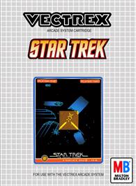 Box cover for Star Trek: The Motion Picture on the GCE Vectrex.